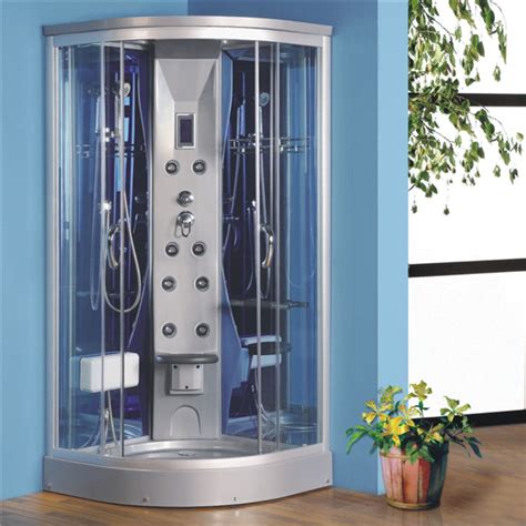 Bathroom Sliding Grey Glass Steam Massage Shower Cabin For Sale China