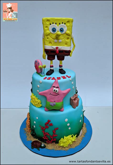 Tarta Bob Esponja Y Patricio Bob Esponja Pastel De Bob Tartas