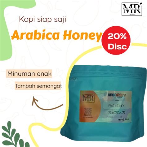 Jual Kopi Arabika Palasari HONEY 250gr Bandung Jawabarat Indonesia Mr