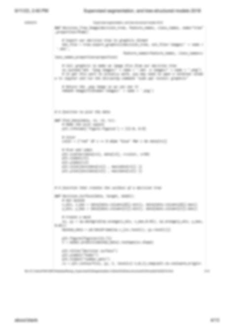 Solution Supervised Segmentation And Tree Structured Models 2018