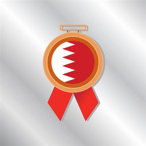 Illustration of Bahrain flag Template 13257447 Vector Art at Vecteezy