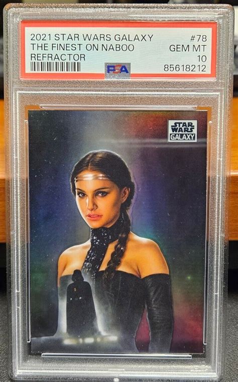 The Finest On Naboo 2021 Topps Chrome Star Wars Galaxy 78 Refractor