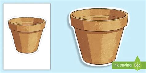 Flower Pot Outline Clip Art