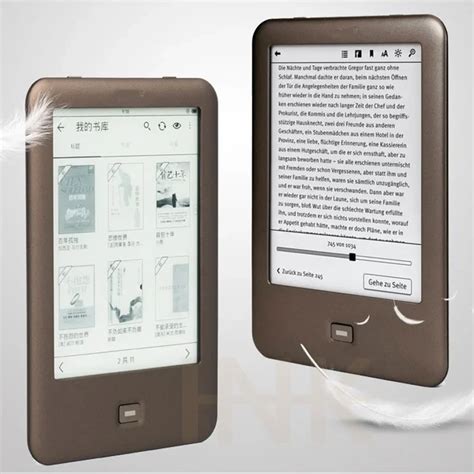 Lecteur De Livre Lectronique Avec Cran Tactile Lumi Re Int Gr E E Ink