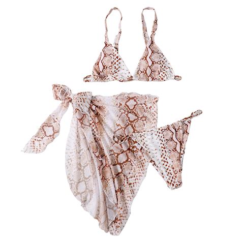 Lu S Chic Women S Piece Bikini Set Brazilian Bathing Suit Swimsuit Beach Slimming String