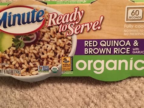 Minute Ready To Serve Brown Rice Quinoa Nutrition Information Eat