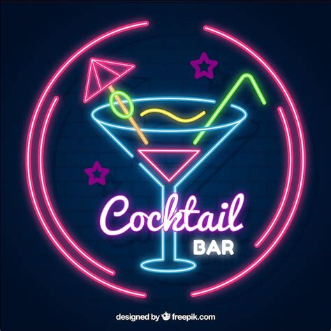 Cocktail Neon Sign