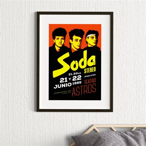 Cuadro Soda Stereo Astros Oz Cuadros Decorativos