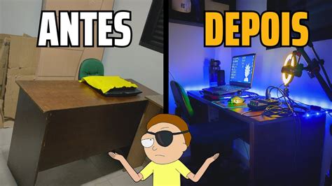 Transformei Meu Quarto Gamer Realizando Um Sonho Antes E Depois