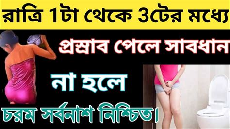 রাতের বেলা পেছন থেকে কেউ ডাকলে যেসব কাজ ভুলেও করবেন না।রাত্রি 1টা থেকে৩টের মধ্যে প্রস্রাবপেলে