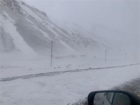 Alerta Roja Por Fuertes Nevadas En Mendoza El Paso Cristo Redentor