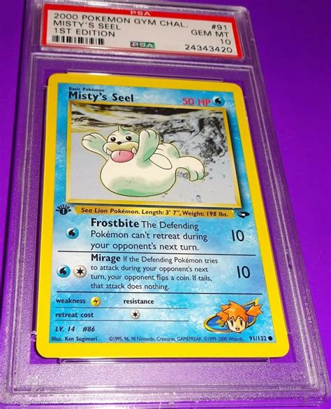 Auction Prices Realized Tcg Cards 2000 Pokemon Gym Challenge Misty S