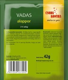 Vadas mártás alappor Csoda Konyha Alapporok SZILASFOOD fűszer webáruház