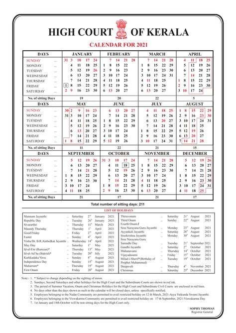 Scotus Calendar Printable Word Searches