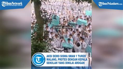 Aksi Demo Siswa Sman Turen Malang Tolak Arogansi Kepala Sekolah