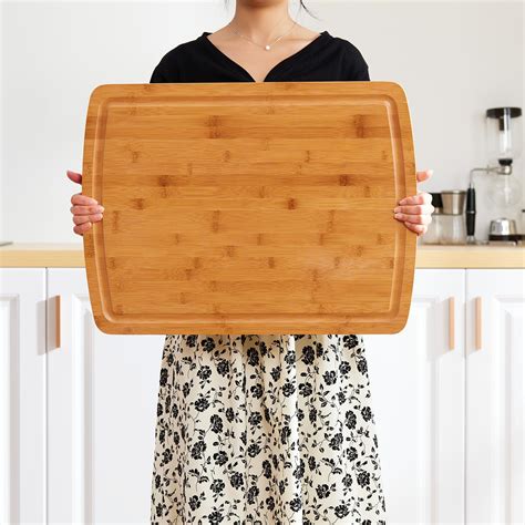 Amazon Extra Large Bamboo Cutting Boards For Kitchen 24x18