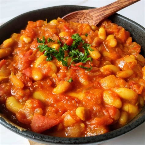 Moroccan Loubia White Bean Stew Vegan Easy