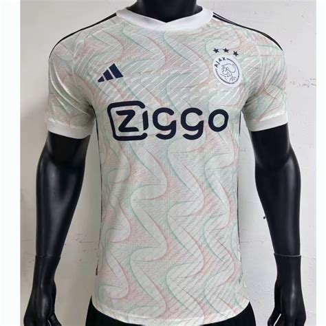 23 24 Ajax Polera De Fútbol Blanca Para Hombre Versión De Jugador