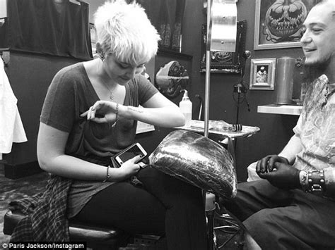 Paris Jackson Shows Off Second Tattoo Since Turning 18 Sunday Daily Mail Online