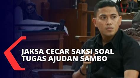 Jpu Tanyai Saksi Romer Perkara Tugas Ajudan Hingga Tanggapan Pakar