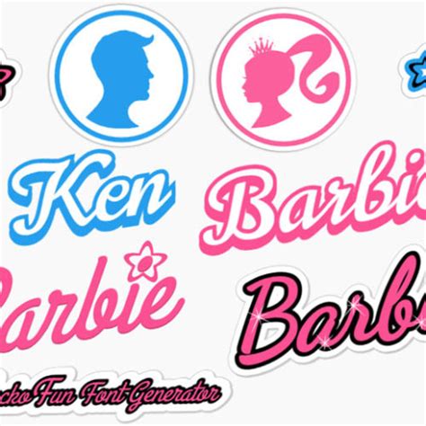 Barbie Font Generator Mockofun