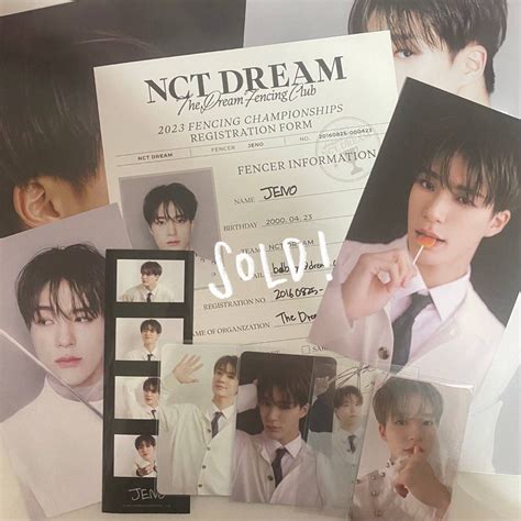 Wts Nct Dream Seasons Greetings Jeno Set Hobbies Toys