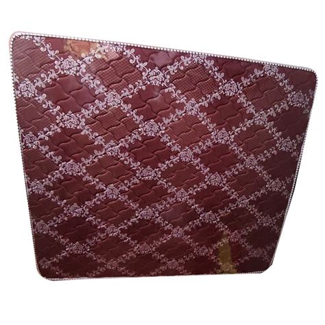 Size Double Inch Oxford Printed Maroon Mattress At Rs In