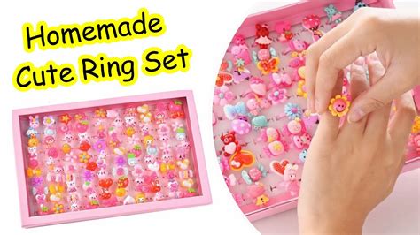 How To Make Cute Rings Set Homemade Cute Ring Set At Homediy Ringhow To Make Ringsajal