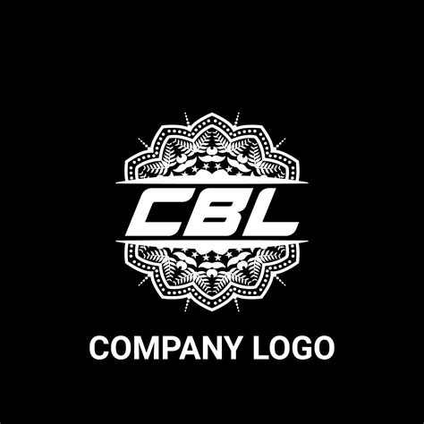 CBL letter royalty mandala shape logo. CBL brush art logo. CBL logo for ...