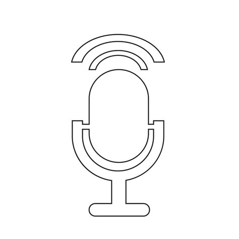 Sign Of Microphone Icon 573268 Vector Art At Vecteezy