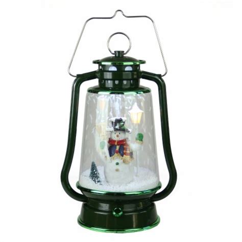 Northlight 135 Led Lighted Snowing Musical Snowman Christmas Lantern