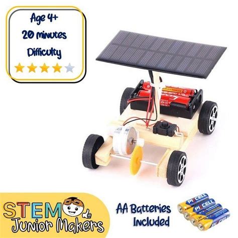 Diy Solar Powered Car W Batteries