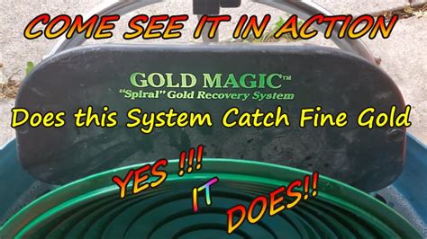 GOLD MAGIC SPIRAL GOLD RECOVERY SYSTEM Does It Work YouTube