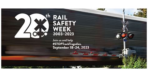 Operation Lifesaver Canada Marks 20th Annual Rail Safety Week