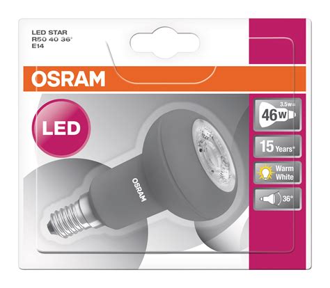 Led Spot Osram Star R50 E14 3 5W Ej Dimbar K Rauta