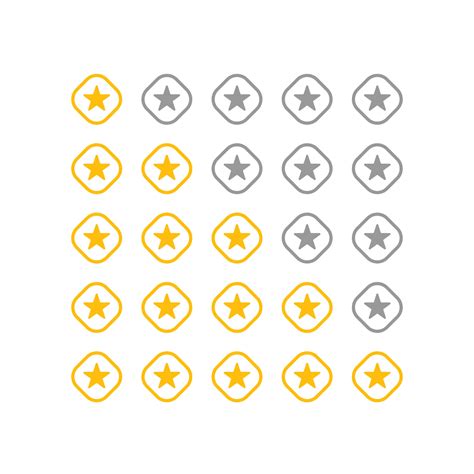 star icon black set, rating icon black set icon 8934885 Vector Art at ...