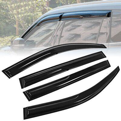 For Toyota Highlander Jdm Mugen Style Window Visors Vent Rain