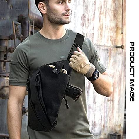 Fanny Pack For Men Concealed Carry Backpack Shoulder Holster Chest Pack Crossbody Bag Portable