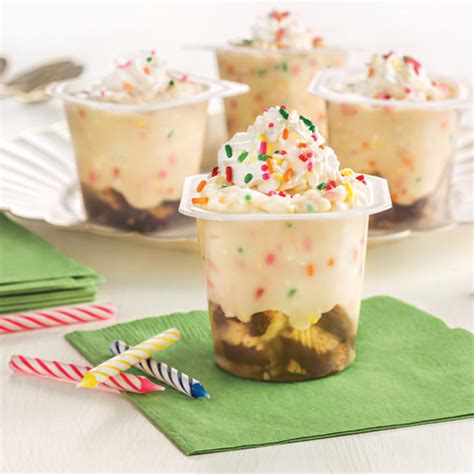 Birthday Cake Pudding Cups Ready Set Eat