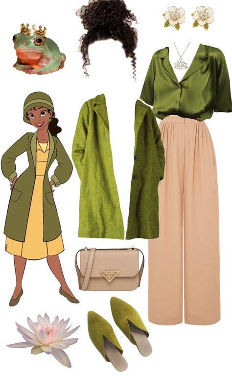 Modern Tiana Outfit Shoplook In Disneybound Outfits Summer