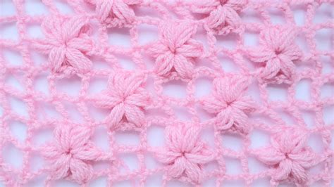 Jasmine Flower Crochet Stitch Intermediate Youtube