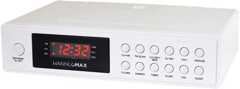 Amazon Hannlomax Hx Cr Kitchen Clock Radio With Cooking Timer