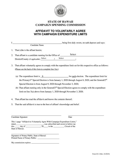 Fillable Online Bill Of Sale Form Hawaii Affidavit For Parental Consent