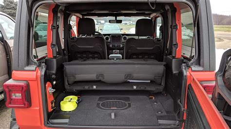 Does Anyone Have A Picture Of 2 Dr Wrangler Back Seat Folded Down I