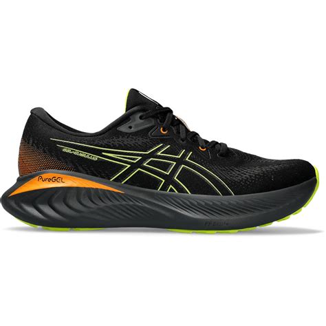 Asics Gel Cumulus 25 Gtx Mens Running Shoe Blackneon Lime Bike24