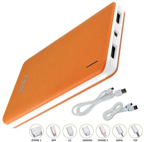 FEYE Power Bank Ultra Slim Fast Charge External Battery Pack 8000 MAh