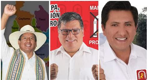 Ellos Son Los Electos Alcaldes De Las 8 Provincias De Arequipa