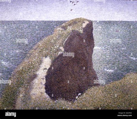 Georges Pierre Seurat French School Le Bec Du Hoc Hi Res Stock