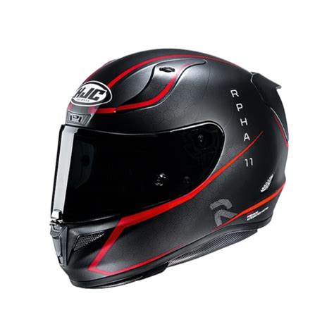 Hjc Rpha 11 Jarban Mat Noir Rouge Casque Moto Intégral Rad Eu Fr