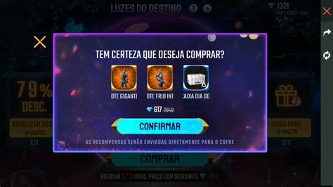 Novo Evento Luzes Do Destino Comprando Pacotes Raros Free Fire